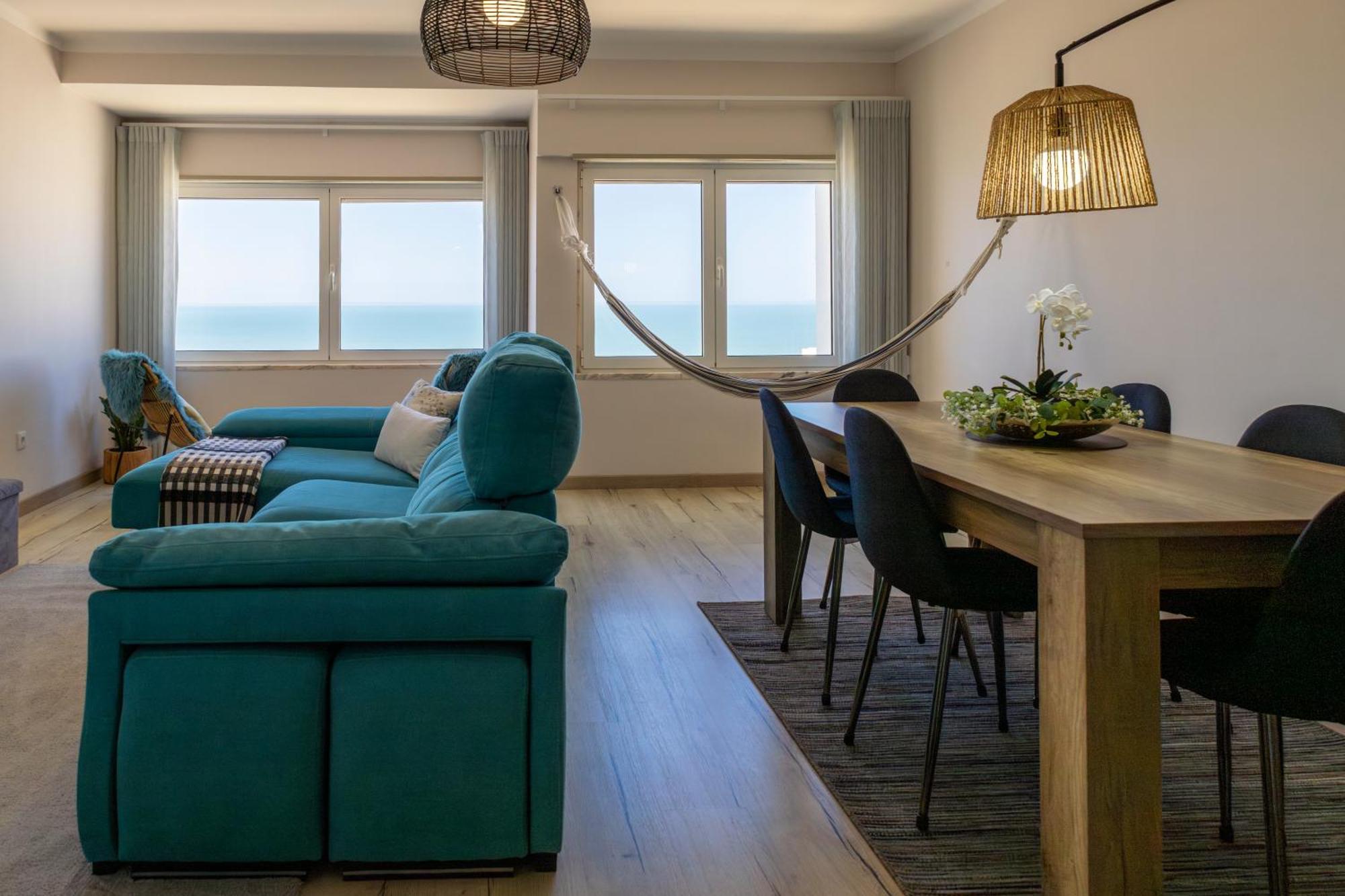 Blue House In Santa Cruz With Sea View Apartment Ngoại thất bức ảnh